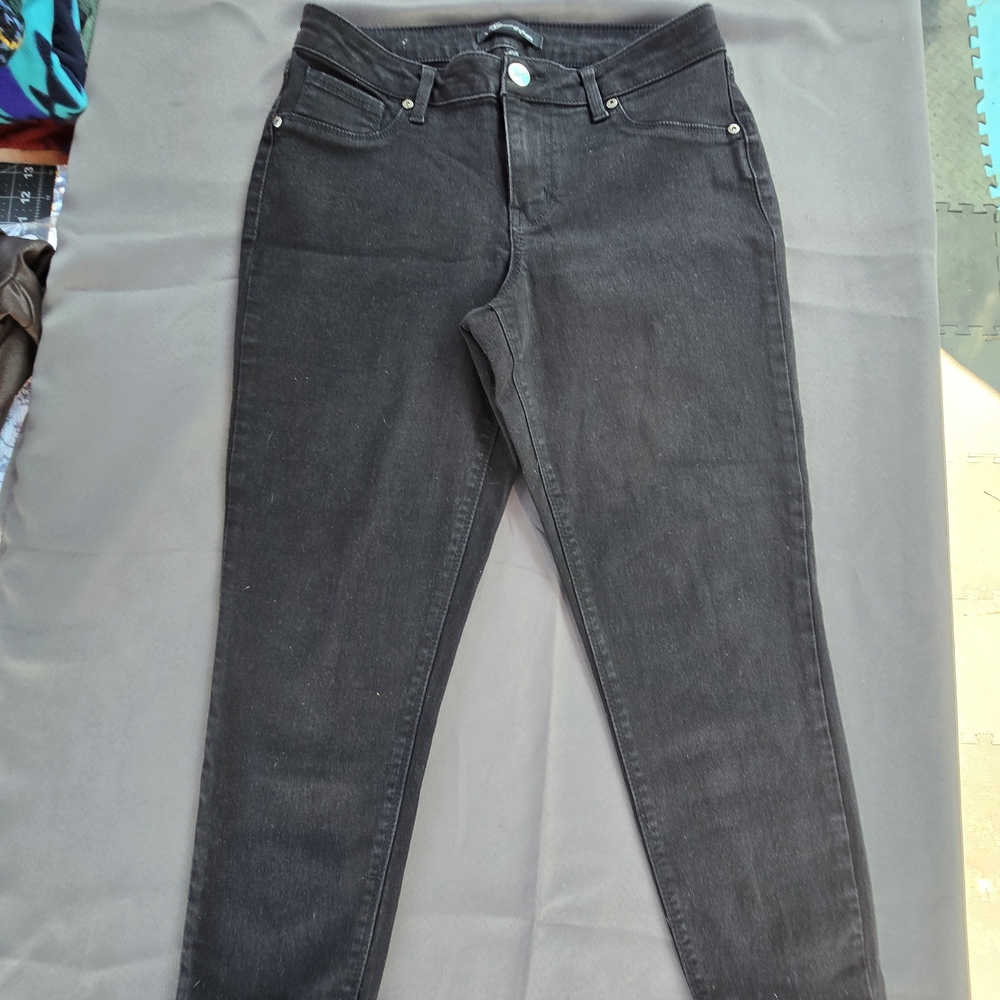 AG Adriano Goldschmied Black Skinny Jeans A-34